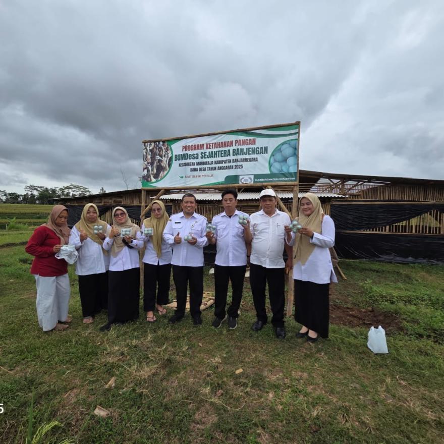 KUNJUNGAN DISPERMADES KE BUMDES DESA BANJENGAN
